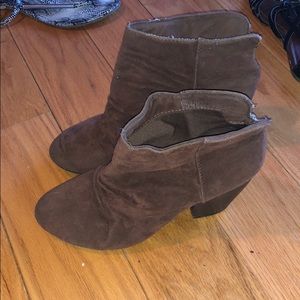 Brown booties